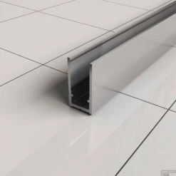BWS Inloopdouche Pro Line Helderglas 70x200 8mm Nano Coating Chroom Profiel En Stang -Winkel Voor Huis- En Badkamerartikelen muurprofiel chroom 1 1