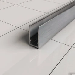 BWS Inloopdouche Pro Line Helderglas 75x200 8mm Nano Coating RVS Profiel En Stang -Winkel Voor Huis- En Badkamerartikelen muurprofiel geb. staal 12 1 1 1