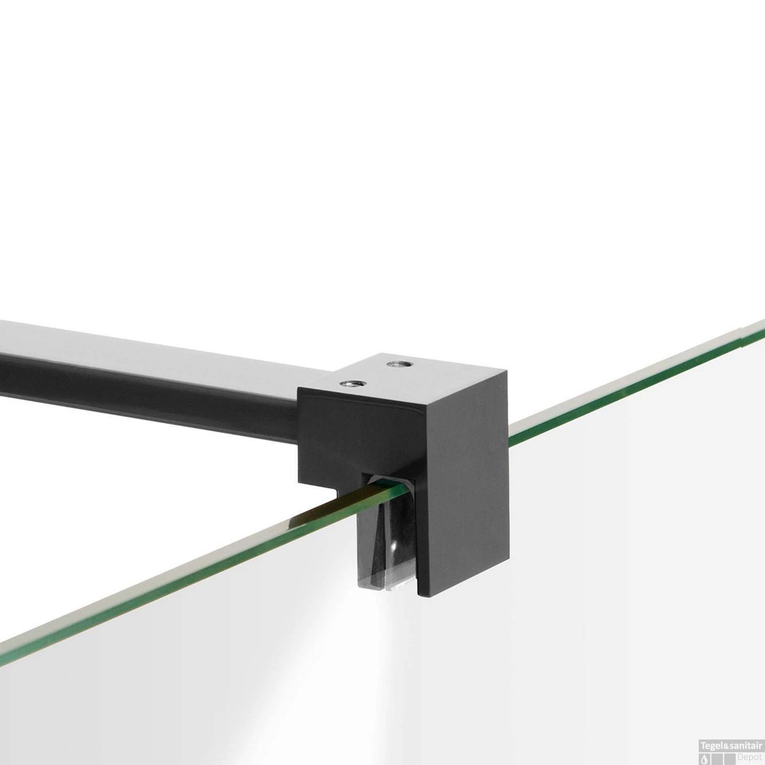 Nisdeur Compleet Just Creating Profielloos 2-Delig (Draaideur Bevestigd Op Inloopwand) 190x200 Cm 120/70 Gunmetal - Afbeelding 7