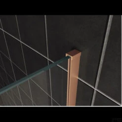 Profielset Met Stabilisatiestang Wiesbaden Slim 120cm Geborsteld Koper -Winkel Voor Huis- En Badkamerartikelen profielset met stabilisatiestang wiesbaden slim 120cm koper 1