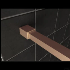 Profielset Met Stabilisatiestang Wiesbaden Slim 120cm Geborsteld Koper