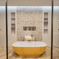 ROCK Vrijstaand Bad 170x70cm Kleur Ocher / Talc -Winkel Voor Huis- En Badkamerartikelen rock 2 00014