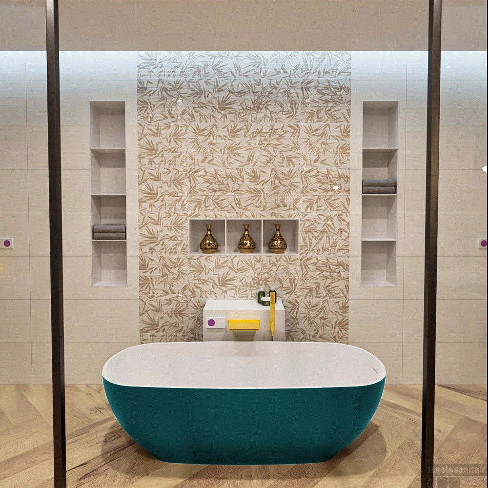 ROCK Vrijstaand Bad 170x70cm Kleur Smag / Talc 3 ROCK Vrijstaand Bad 170x70cm Kleur Smag / Talc - Afbeelding 3