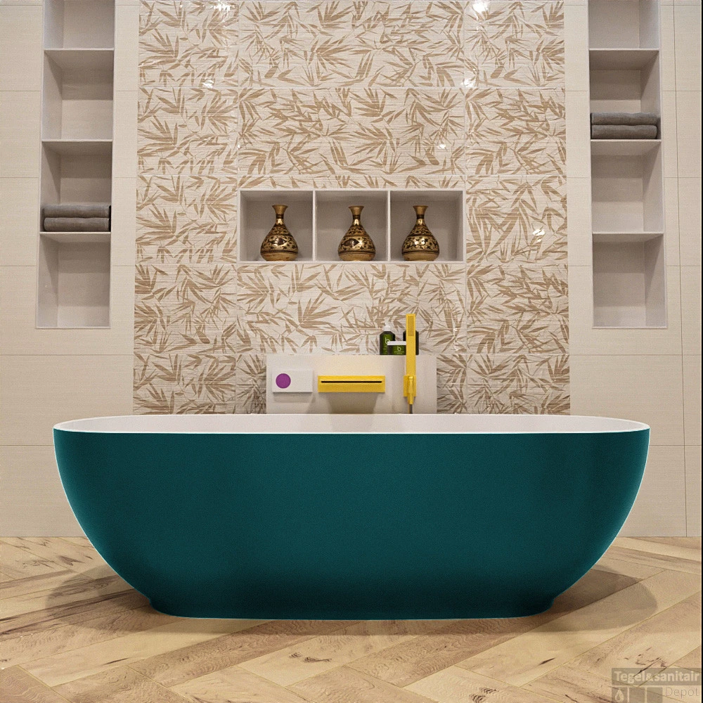 ROCK Vrijstaand Bad 170x70cm Kleur Smag / Talc 5 ROCK Vrijstaand Bad 170x70cm Kleur Smag / Talc - Afbeelding 5