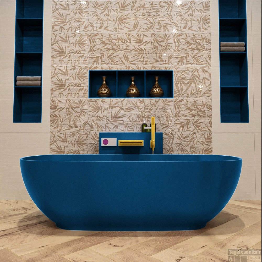 ROCK Vrijstaand Bad 170x70cm Kleur Jeans / Jeans 5 ROCK Vrijstaand Bad 170x70cm Kleur Jeans / Jeans - Afbeelding 5