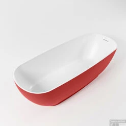 ROCK Vrijstaand Bad 170x70cm Kleur Fire / Talc