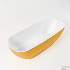 Winkel Voor Huis- En Badkamerartikelen 16 ROCK Vrijstaand Bad 170x70cm Kleur Ocher / Talc