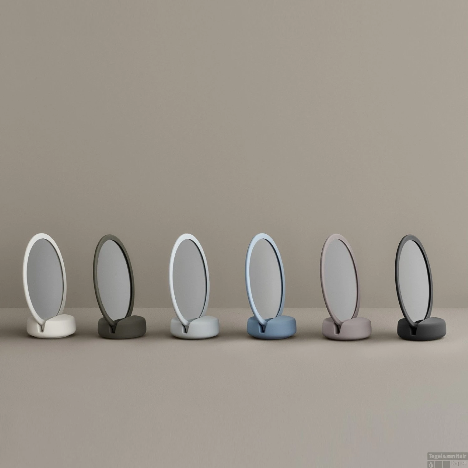 Scheerspiegel Blomus Sono Ø 17 Cm Make-Up Spiegel Vijf Keer Vergrotend Moonbeam - Afbeelding 3