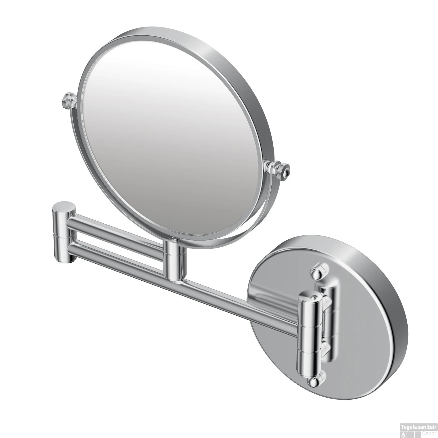 Scheerspiegel Ideal Standard Wand Rond Draaibaar Ø15cm Vergrotend Chroom