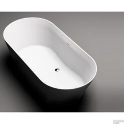 Clou Solium Vrijstaand Ligbad Met Overloop En Plug En Sifon Wit Aluit 175x80x53.5cm -Winkel Voor Huis- En Badkamerartikelen solium perspective bigger