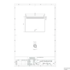 Spiegel Gliss Design Horizontaal Led Standaard Verlichting 90cm -Winkel Voor Huis- En Badkamerartikelen spiegel gliss design horizontaal led standaard verlichting 90 tech