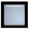 Spiegel Sanicare Q-Mirrors 60x70 Cm Vierkant Met Aan De Bovenkant & Onderzijde LED Warm White, Omlijsting Aluminium Incl. Ophangmateriaal Met Afstandsbediening