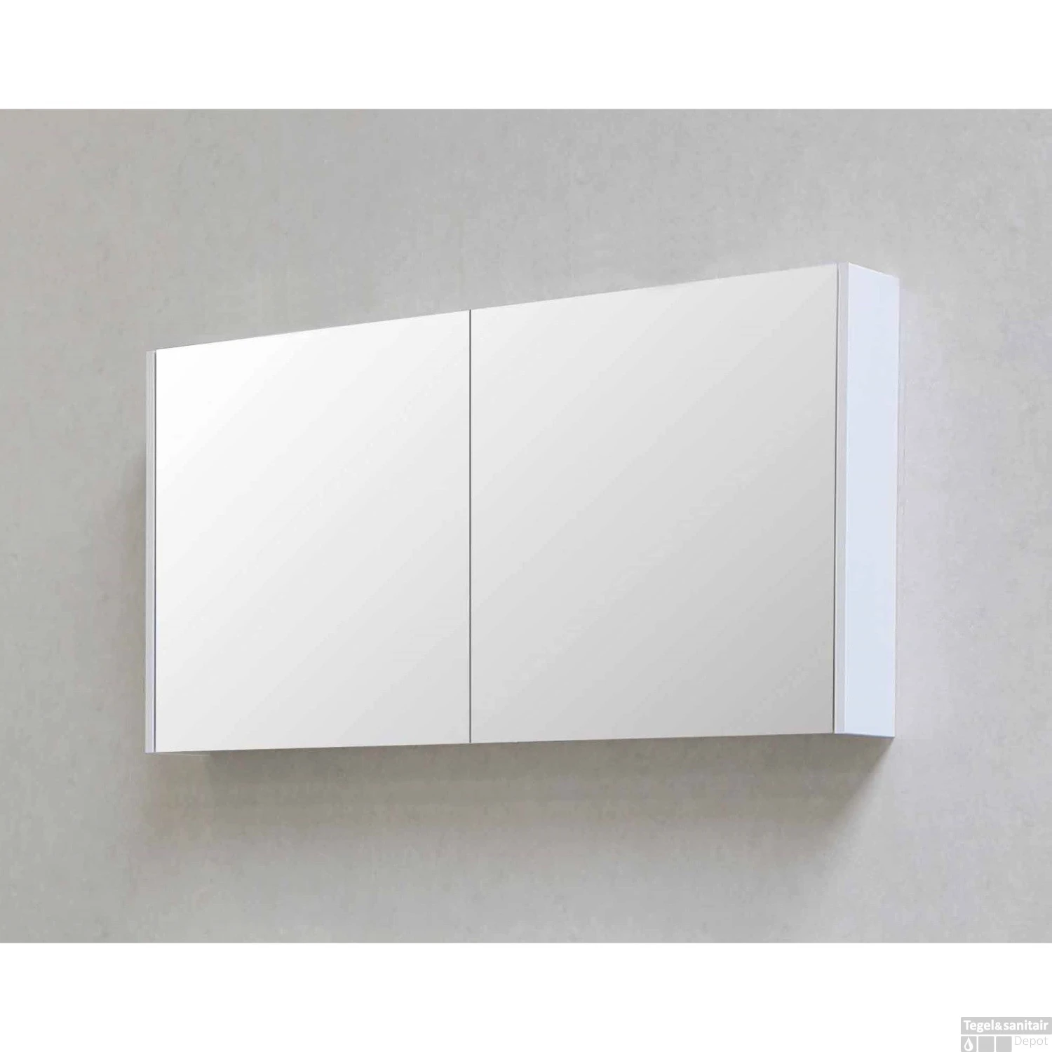 Spiegelkast BWS Salt 1 Deur 60x50 Cm Incl. Planchetten Scotch Oak