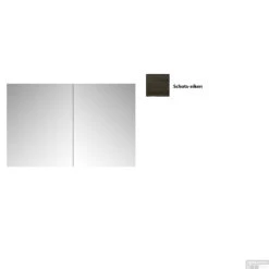 Spiegelkast Sanicare Qlassics 90 Cm 2 Deuren Schots-Eiken -Winkel Voor Huis- En Badkamerartikelen spiegelkast sanicare qlassics 90 cm 2 deuren schots eiken detail1