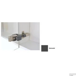 Spiegelkast Sanicare Qlassics Ambiance 120 Cm 2 Deuren Antraciet -Winkel Voor Huis- En Badkamerartikelen spiegelkast sanicare qlassics ambiance 120 cm 2 deuren antraciet detail3