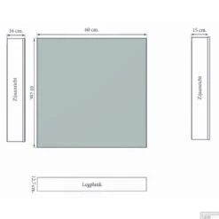 Spiegelkast Sanicare Qlassics Ambiance 60x60 Cm Met Dubbelzijdige Spiegeldeur, LED Verlichting En Afstandsbediening Antraciet 6 Spiegelkast Sanicare Qlassics Ambiance 60x60 Cm Met Dubbelzijdige Spiegeldeur, LED Verlichting En Afstandsbediening Antraciet -Winkel Voor Huis- En Badkamerartikelen spiegelkast sanicare qlassics ambiance 60x60 cm met dubbelzijdige spiegeldeur led en afstandsbediening antraciet tech