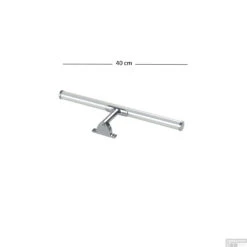 Spiegelverlichting Sanicare LED Londen 6 Watt 40 Cm Chroom -Winkel Voor Huis- En Badkamerartikelen spiegelverlichting sanicare londen 40cm tech