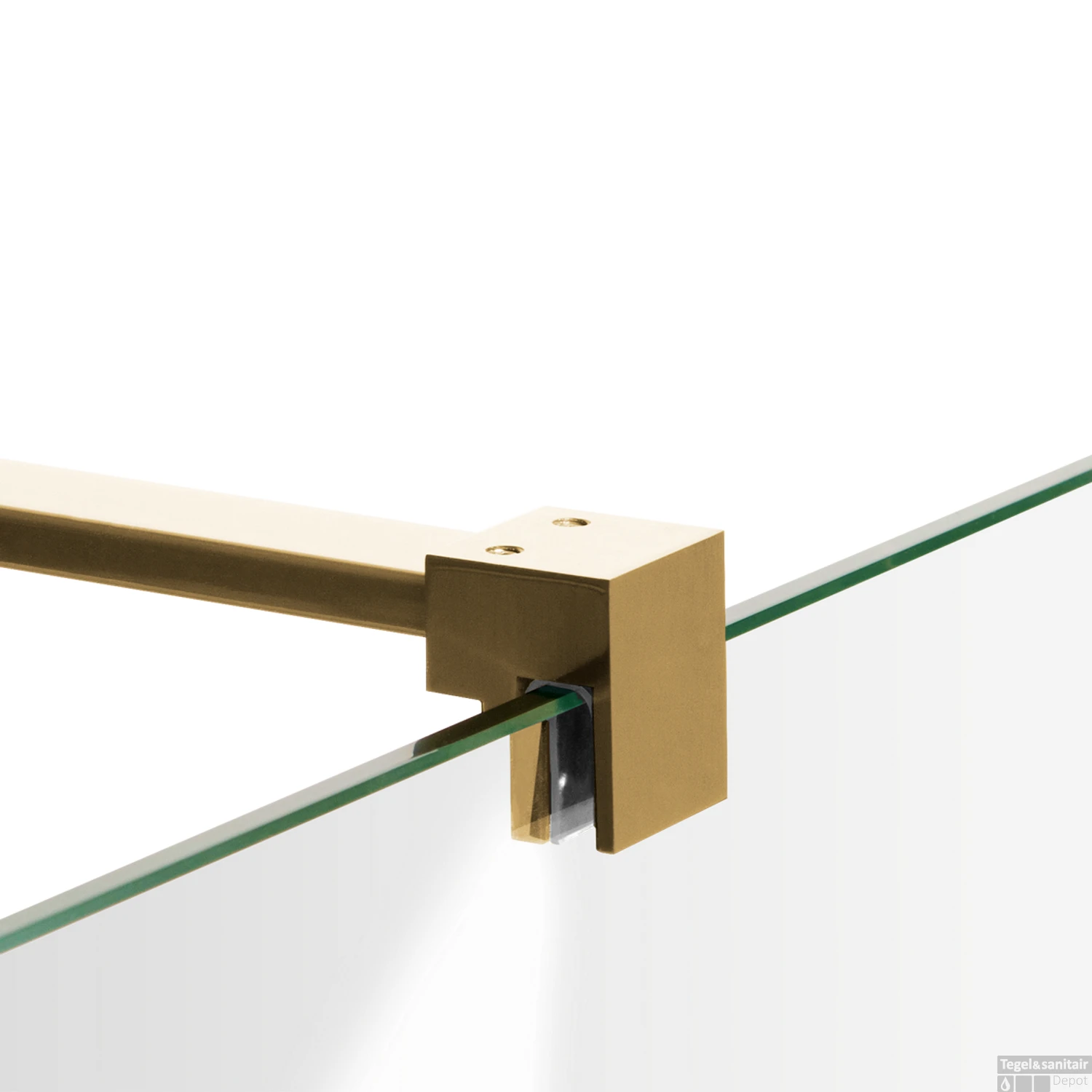 Inloopdouche Compleet Just Creating Profielloos 110/40 Cm Goud - Afbeelding 6