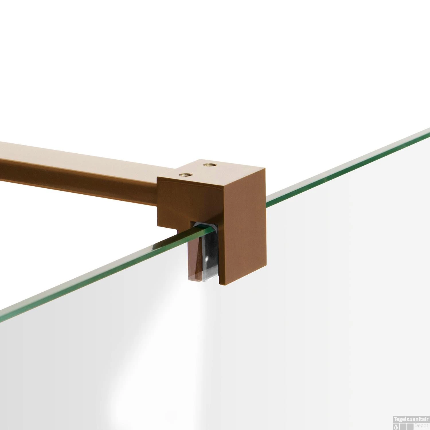 Inloopdouche Compleet Just Creating Profielloos 90x100 Cm Reversed Koper - Afbeelding 6