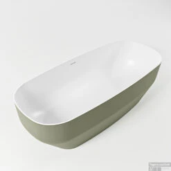 Winkel Voor Huis- En Badkamerartikelen 18 STONE Vrijstaand Bad 170x75cm Kleur Army / Talc