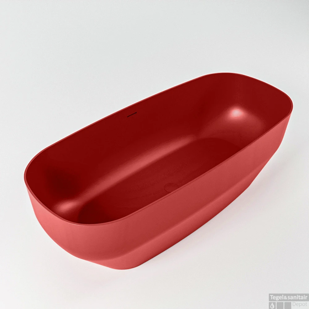 STONE Vrijstaand Bad 170x75cm Kleur Fire / Fire 1 STONE Vrijstaand Bad 170x75cm Kleur Fire / Fire