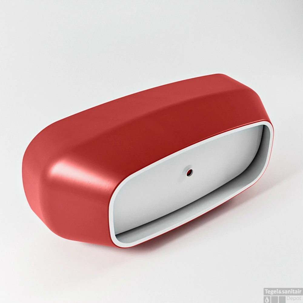 STONE Vrijstaand Bad 170x75cm Kleur Fire / Fire 7 STONE Vrijstaand Bad 170x75cm Kleur Fire / Fire - Afbeelding 7