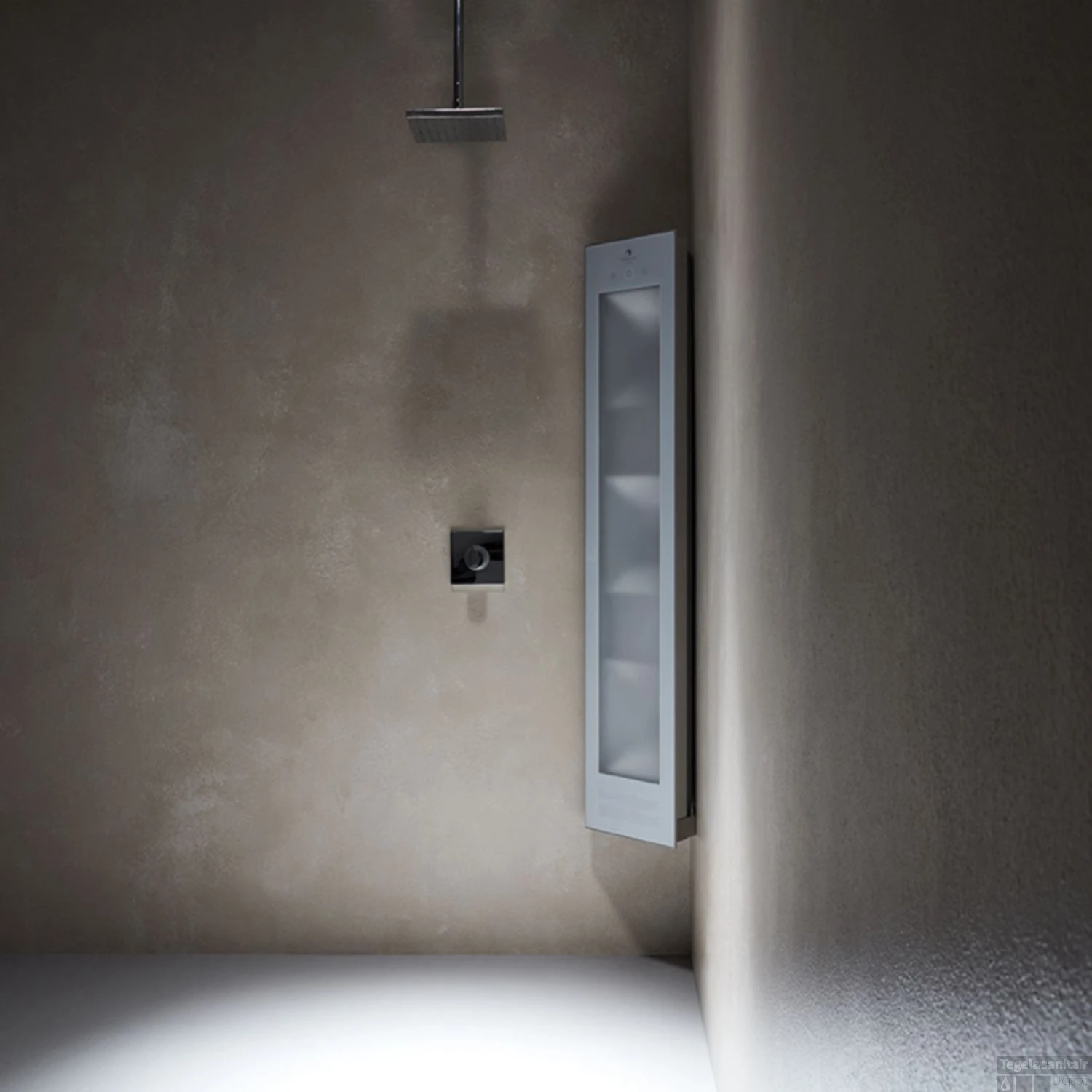 Sunshower Combi Grey UV En Infrarood Opbouwapparaat 29x144x22.8 Cm Aluminium Grijs - Afbeelding 2