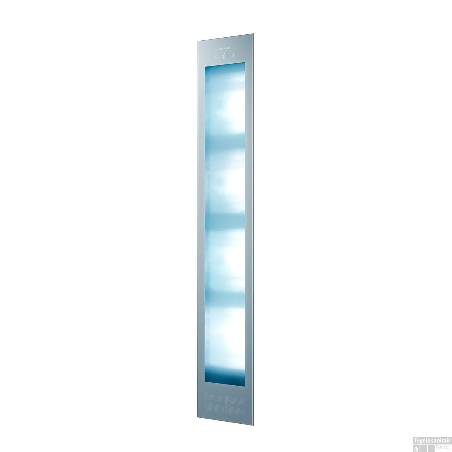 Sunshower Deluxe Grey UV En Infrarood Inbouwapparaat 32x187x16 Cm Aluminium Grijs 2 Sunshower Deluxe Grey UV En Infrarood Inbouwapparaat 32x187x16 Cm Aluminium Grijs - Afbeelding 2