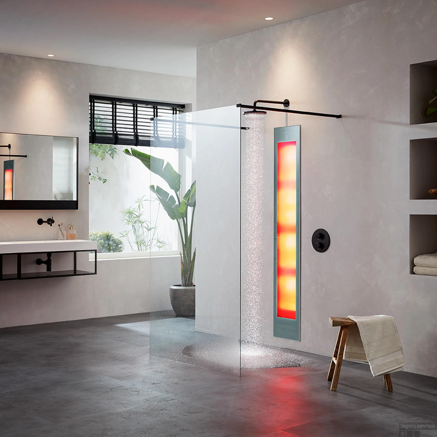 Sunshower Deluxe Grey UV En Infrarood Inbouwapparaat 32x187x16 Cm Aluminium Grijs 6 Sunshower Deluxe Grey UV En Infrarood Inbouwapparaat 32x187x16 Cm Aluminium Grijs - Afbeelding 6