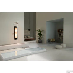 Sunshower Plus M Round Infrarood En UV-licht 140x33 Cm Inbouw - Opbouw Vlak Of Hoek Black -Winkel Voor Huis- En Badkamerartikelen sunshower oneplus m black inbouw ir set 2