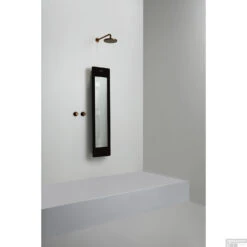 Sunshower One M Round Infrarood 140x33 Cm Inbouw - Opbouw Vlak Of Hoek Black -Winkel Voor Huis- En Badkamerartikelen sunshower oneplus m black opbouw uit geheel