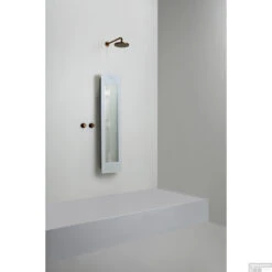 Sunshower Plus M Round Infrarood En UV-licht 140x33 Cm Inbouw - Opbouw Vlak Of Hoek White -Winkel Voor Huis- En Badkamerartikelen sunshower oneplus m white opbouw uit geheel 2