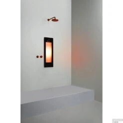 Sunshower One S Round Infrarood 95x33 Cm Inbouw - Opbouw Vlak Of Hoek Black -Winkel Voor Huis- En Badkamerartikelen sunshower oneplus s black inbouw ir geheel