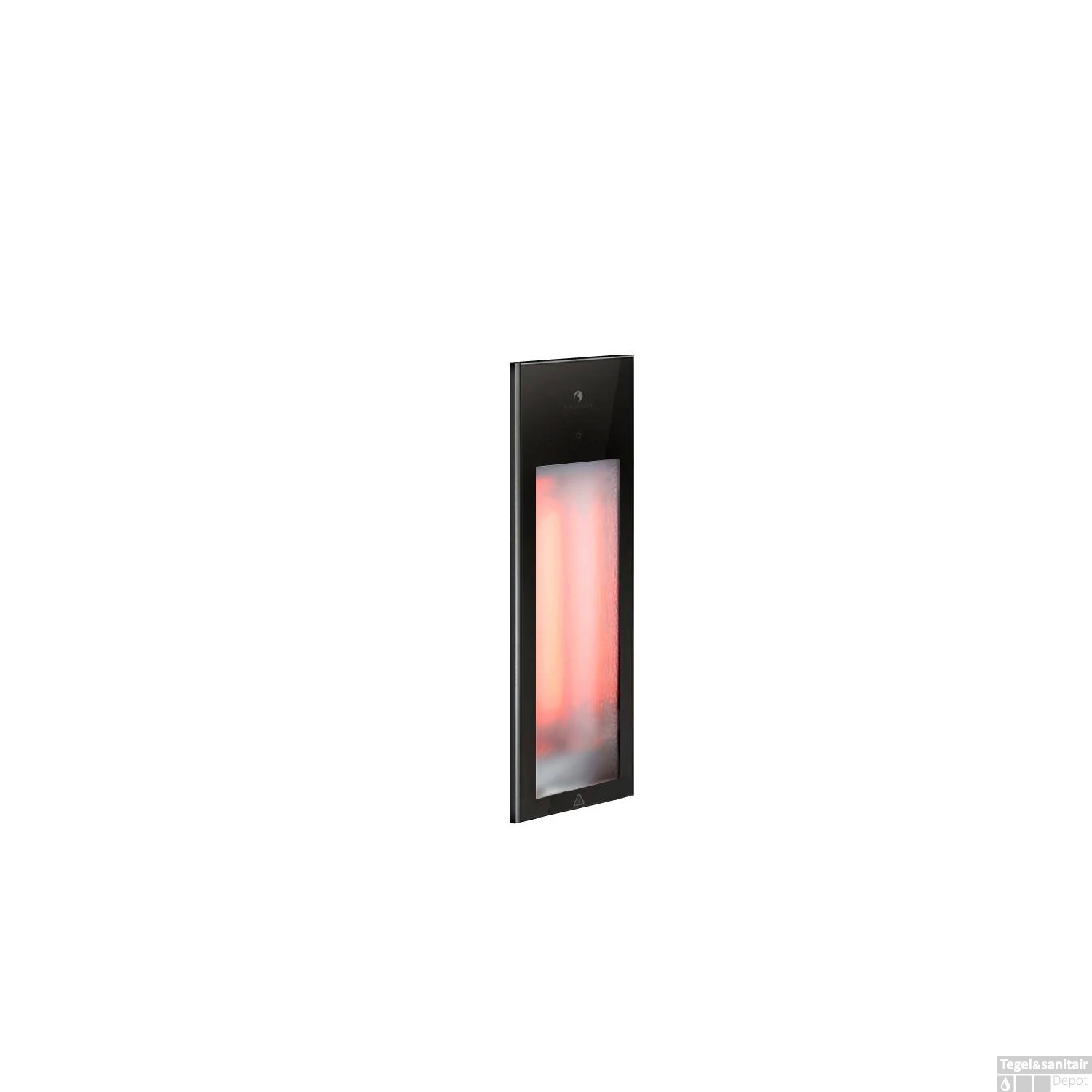 Sunshower Pure 2.0 Black Infrarood Inbouwapparaat 19.9x61.9x10 Cm Half Body Aluminium Zwart