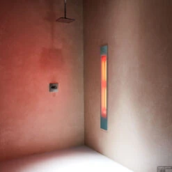 Sunshower Pure XL 2.0 Grey Infrarood Inbouwapparaat 19.9x123.8x10 Cm Aluminium Grijs