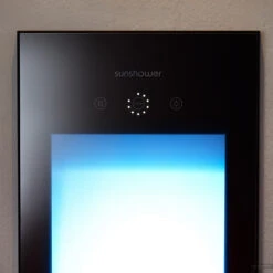 Sunshower Pure XL 2.0 Black Infrarood Inbouwapparaat 19.9x123.8x10 Cm Aluminium Zwart -Winkel Voor Huis- En Badkamerartikelen sunshower uv black display