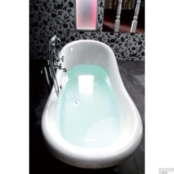 Vrijstaand Bad Sapho Charleston 188x80x71 Cm Wit Met Leeuwenpoten Brons -Winkel Voor Huis- En Badkamerartikelen vrijstaand bad sapho charleston 188x80x71 cm wit met leeuwenpoten brons 2