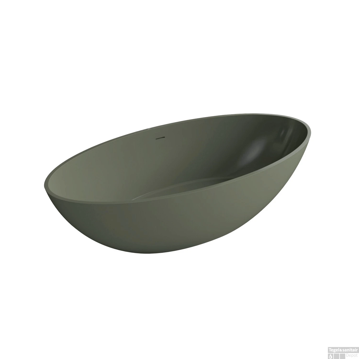 Vrijstaand Ligbad Best Design Just Solid 180x85x52 Cm Army Green