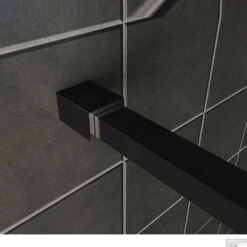 Vierkante Stabilisatiestang 120 Cm Mat Zwart (complete Set) -Winkel Voor Huis- En Badkamerartikelen wiesbaden slim profielset met stabilisatiestang 120cm mat zwart 1